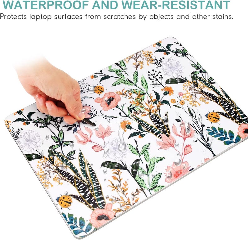 DINKY Laptop Skin Sticker Decal, 12" 13" 13.3" 14" 15" 15.4" 15.6 inch Laptop Universal Reusable Vinyl Skin Stickers Cover Art Decal Notebook PC Personalized Protector (Beautiful Floral) - Image 4
